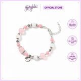  Vòng Tay Gypsy.lala Thạch Anh Hồng - Vòng Thiết Kế Đá Thiên Nhiên - Đá Phong Thuỷ Tình Duyên 