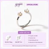  Dây Chuyền Bạc Cao Cấp SETF14 Đá Ánh Trăng GYPSYLALA - Thiết Kế Tối Giản – Nữ Tính - Không Kị Mệnh – Năng Lượng Dịu Êm 