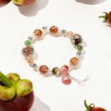  Vòng Tay Thiết Kế Nữ Beach Bloom Đá Tóc Nâu Đỏ SP008231 Gypsy.lala 