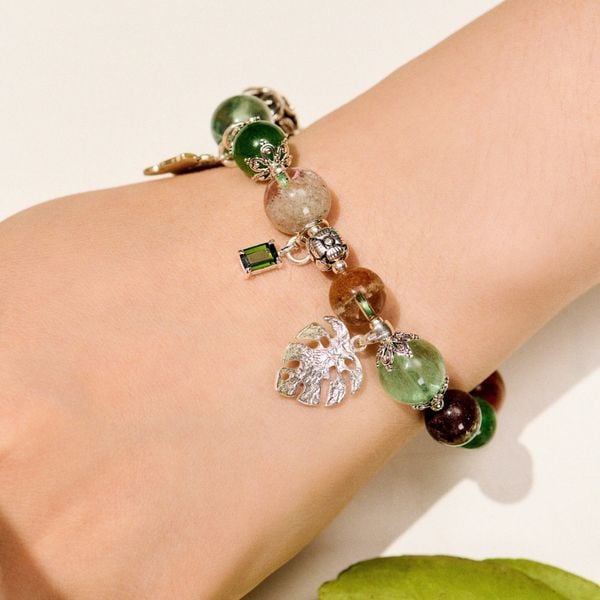  Vòng Tay Thiết Kế Nữ Ocean Glow Đá Fluorite SP008233 Gypsy.lala 
