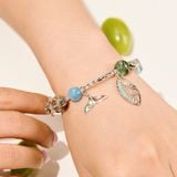  Vòng Tay Thiết Kế Nữ Wave Lover Đá Ưu Linh Ngũ Sắc SP008249 Gypsy.lala 