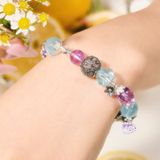  Vòng Tay Thiết Kế Nữ Rosy Sunset Đá Thạch Anh Tím SP008253 Gypsy.lala 