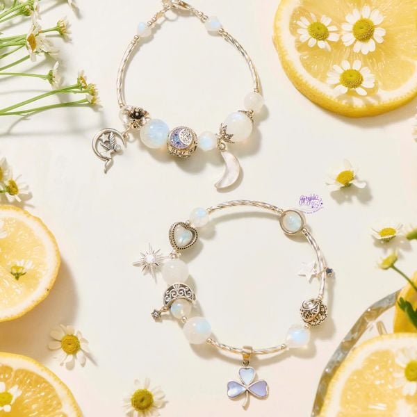  Vòng Tay Thiết Kế Nữ Tranquil Tide Đá Ánh Trăng SP008259 Gypsy.lala 