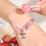  Vòng Tay Thiết Kế Nữ Sun Kissed Đá Thạch Anh Hồng SP008241 Gypsy.lala 