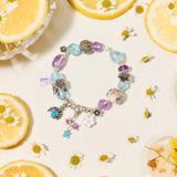  Vòng Tay Thiết Kế Nữ Rosy Sunset Đá Thạch Anh Tím SP008253 Gypsy.lala 