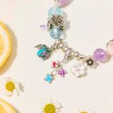  Vòng Tay Thiết Kế Nữ Rosy Sunset Đá Thạch Anh Tím SP008253 Gypsy.lala 