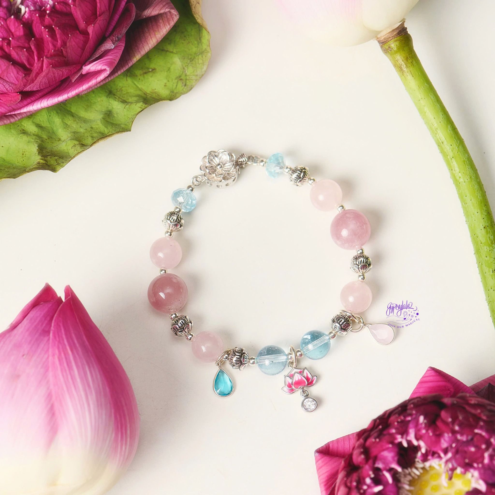  Vòng Tay Thiết Kế Nữ Celestial Lotus SP008290 Gypsy.lala 