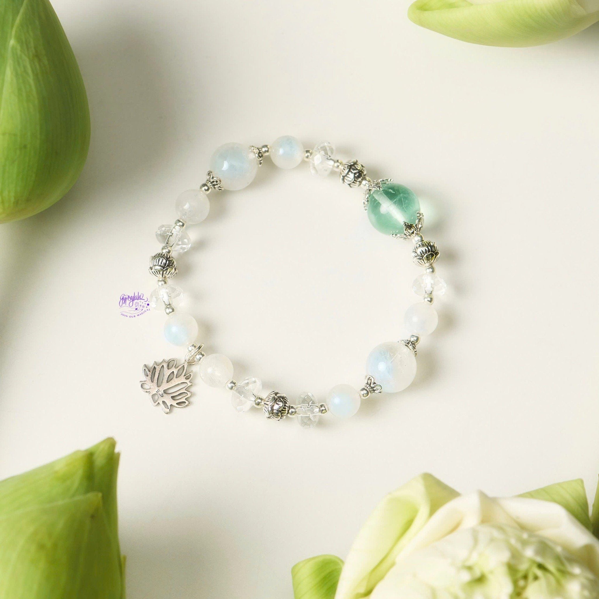  Vòng Tay Thiết Kế Nữ Radiant Lotus SP008292 Gypsy.lala 