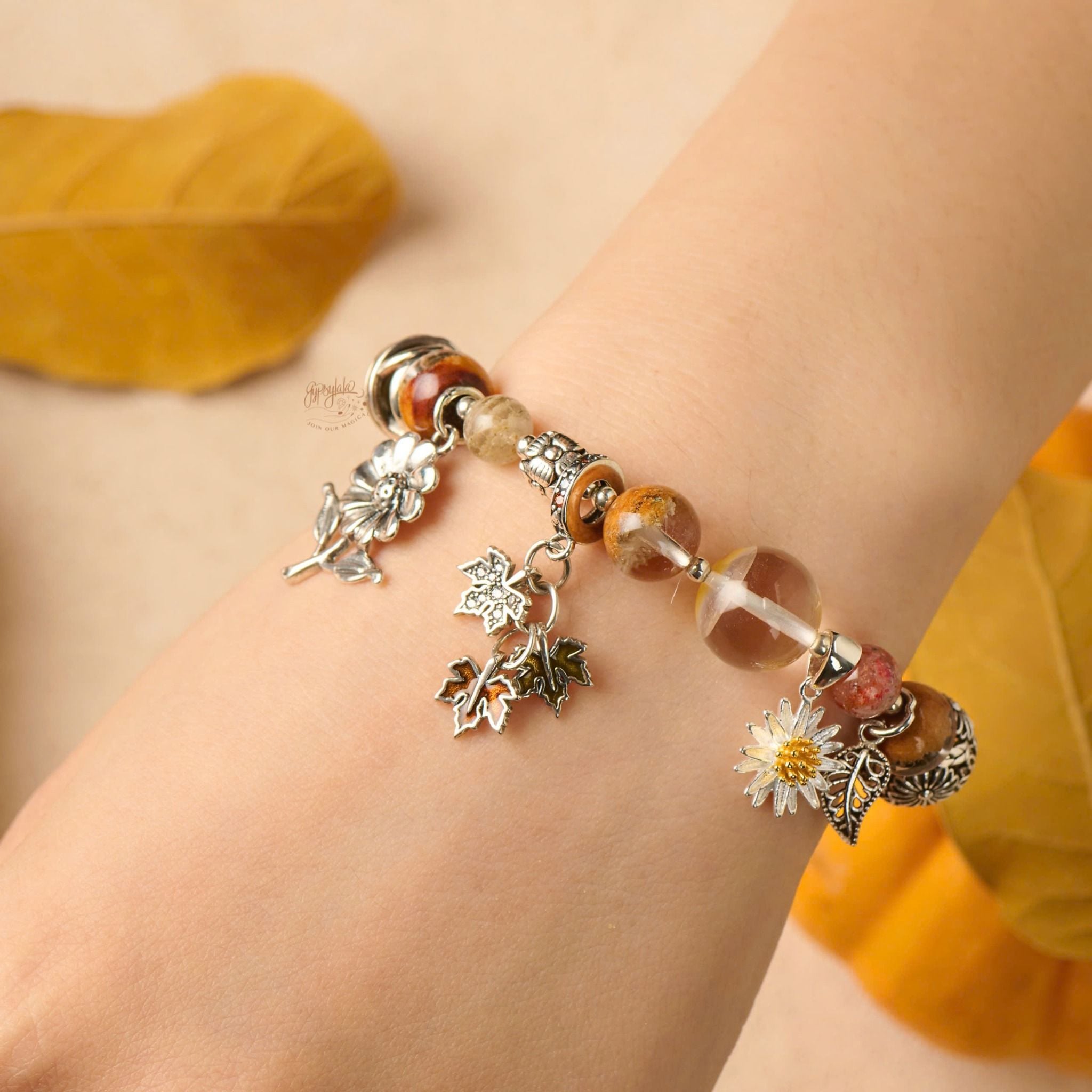  Vòng Tay Thiết Kế Nữ Velvet Leaves SP008326 Gypsy.lala 