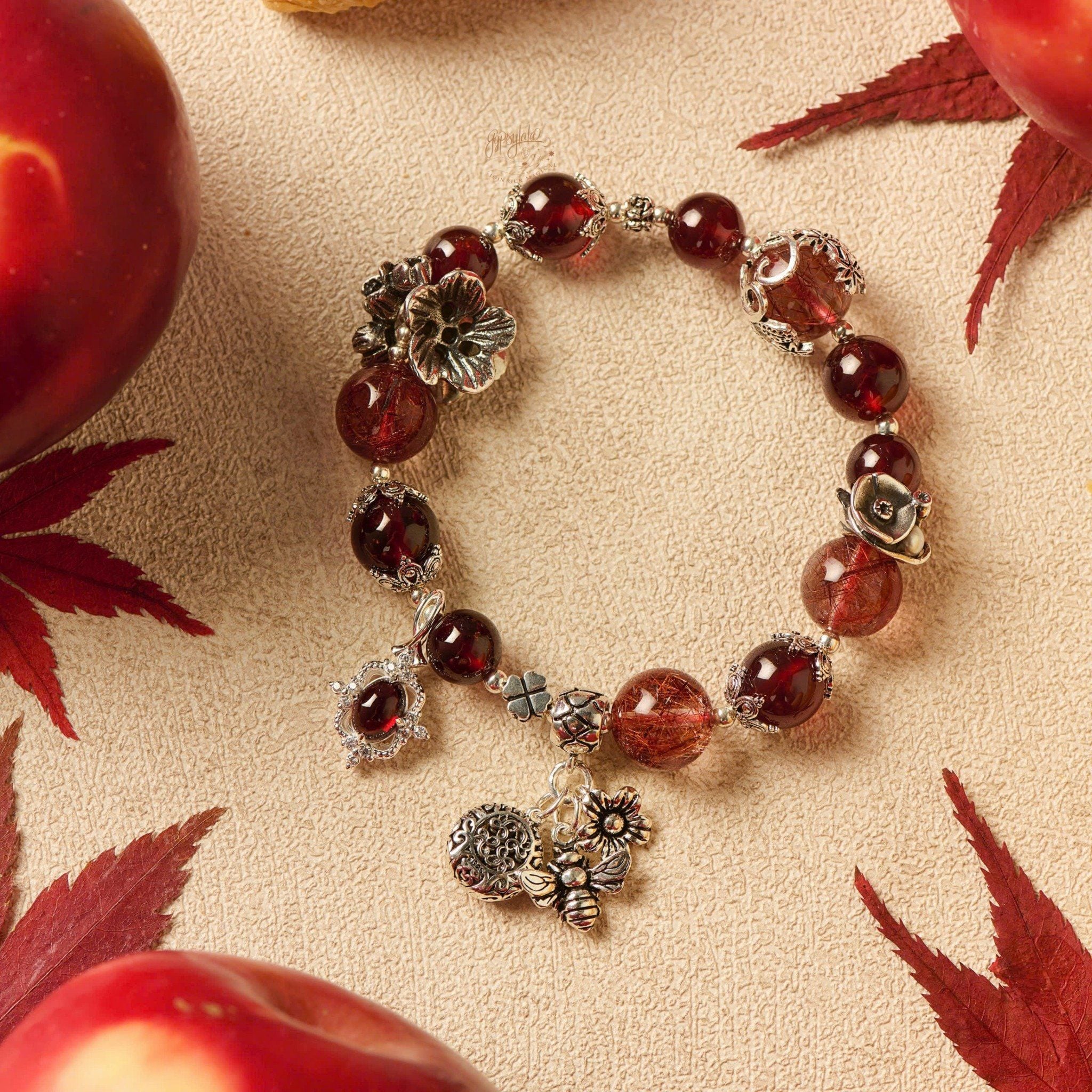  Vòng Tay Thiết Kế Nữ Crimson Leaves SP008334 Gypsy.lala 