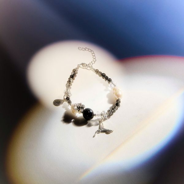  Vòng Tay Black Friday 014 Đá Tóc Đen Charm Ngẫu Nhiên SP008355 Gypsy.lala 