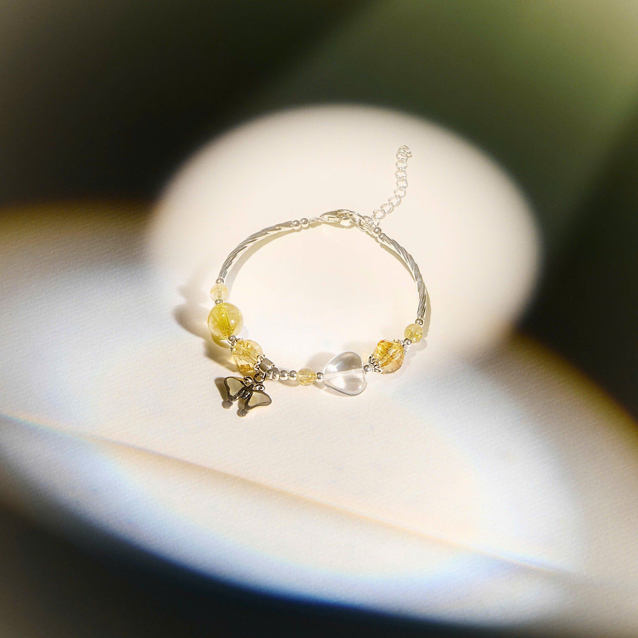  Vòng Tay Black Friday 003 Đá Tóc Vàng Charm Ngẫu Nhiên SP008344 Gypsy.lala 