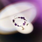  Vòng Tay Black Friday 019 Đá TA Tím Charm Ngẫu Nhiên SP008360 Gypsy.lala 