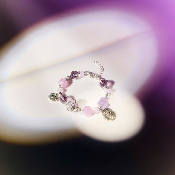  Vòng Tay Black Friday 022 Đá Thạch Anh Tím Charm Ngẫu Nhiên SP008363 Gypsy.lala 
