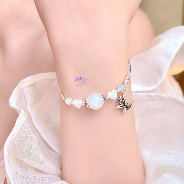  Vòng Tay Black Friday 001 Đá Ánh Trăng Charm Ngẫu Nhiên SP008342 Gypsy.lala 