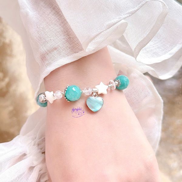  Vòng Tay Black Friday 024 Đá Amazonite Charm Ngẫu Nhiên SP008365 Gypsy.lala 