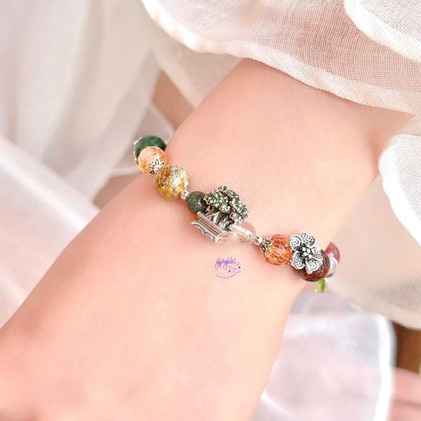  Vòng Tay Black Friday 017 Đá Ưu Linh Charm Bonsai SP008358 Gypsy.lala 