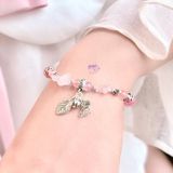  Vòng Tay Black Friday 007 Đá TA Hồng Charm Ngẫu Nhiên SP008348 Gypsy.lala 