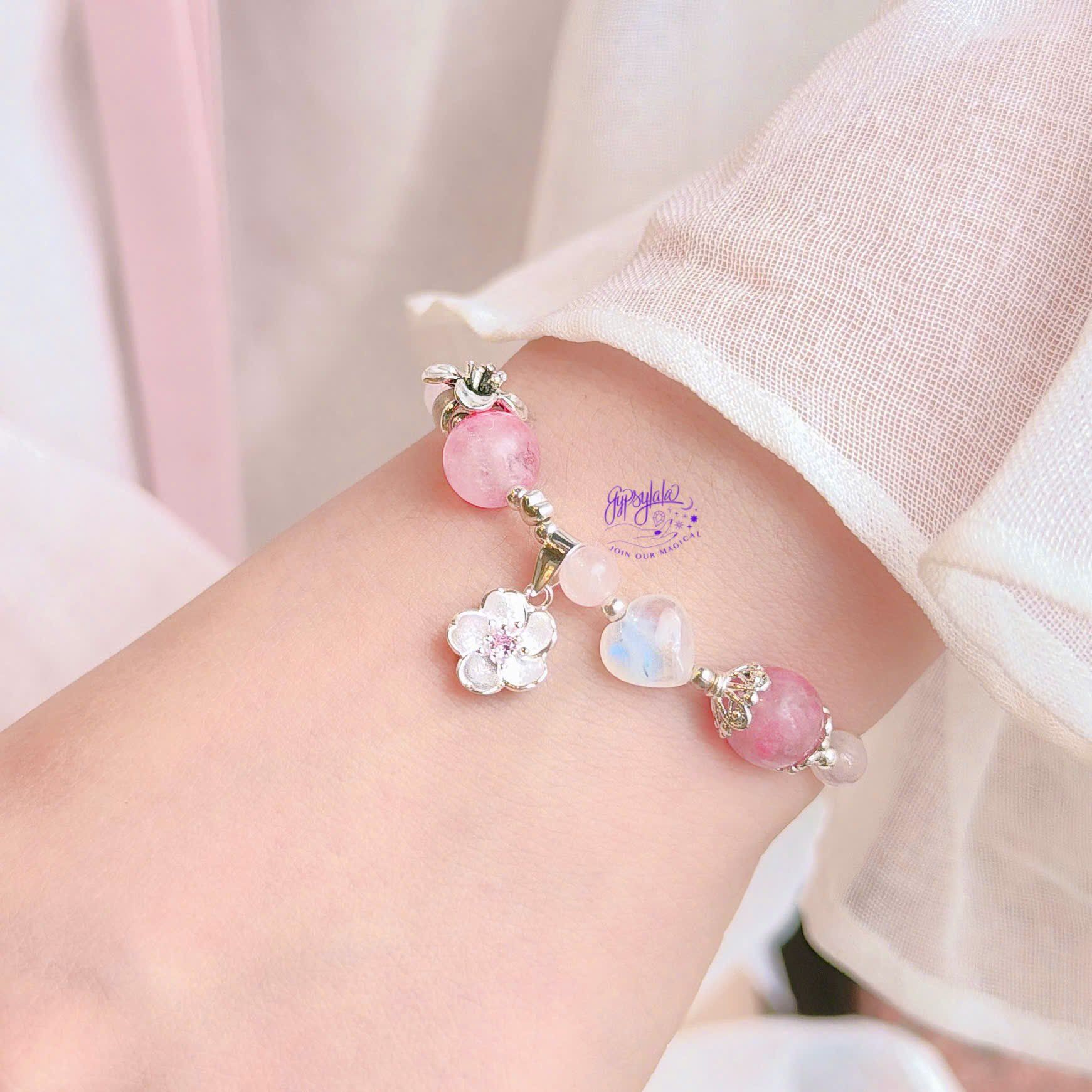  Vòng Tay Black Friday 009 Đá Anh Đào Charm Ngẫu Nhiên SP008350 Gypsy.lala 