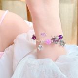  Vòng Tay Black Friday 021 Đá Thạch Anh Tím Charm Ngẫu Nhiên SP008362 Gypsy.lala 