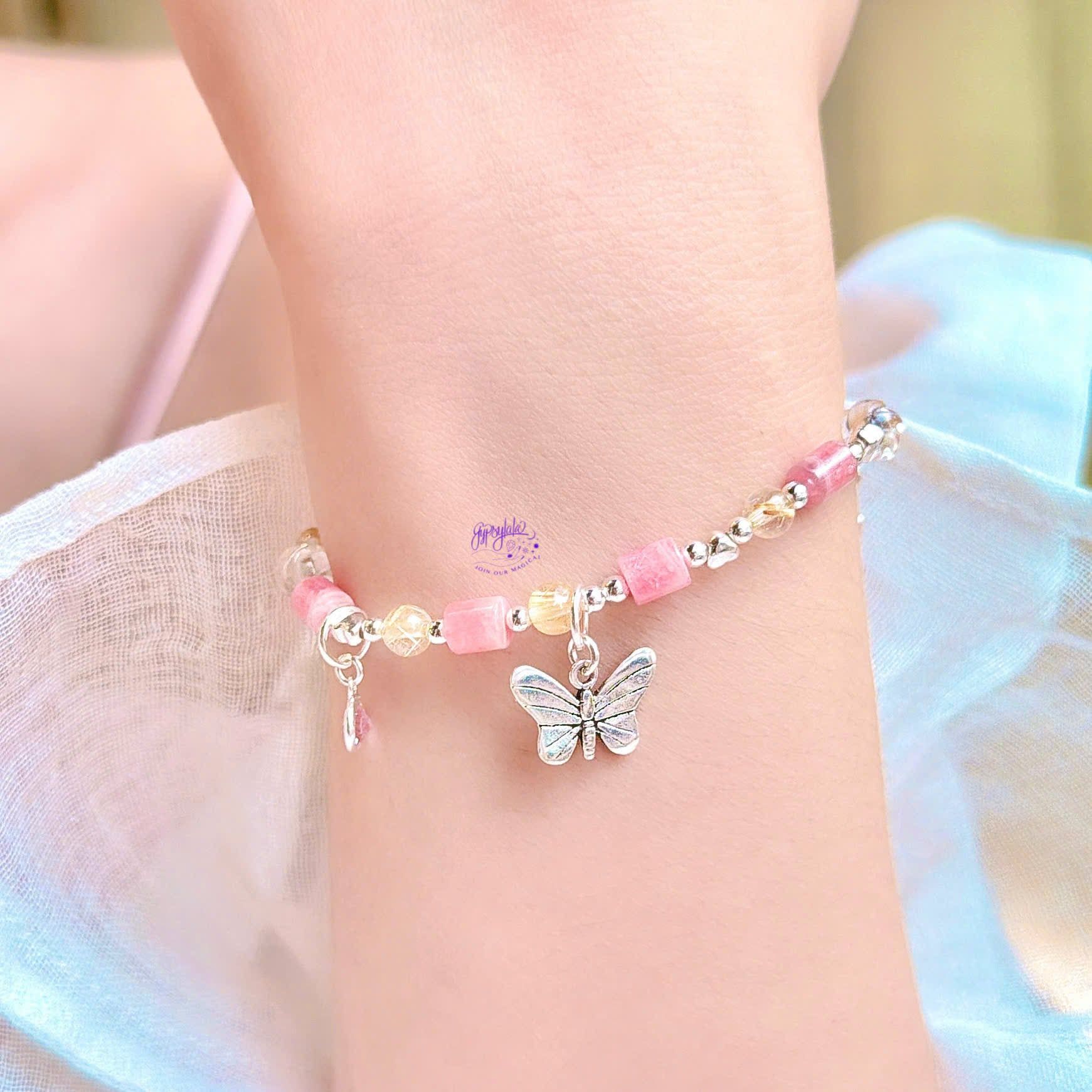  Vòng Tay Black Friday 012 Đá TA Vàng Charm Ngẫu Nhiên SP008353 Gypsy.lala 