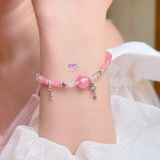  Vòng Tay Black Friday 005 Đá Đào Hoa Charm Ngẫu Nhiên SP008346 Gypsy.lala 