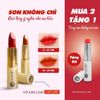 [MUA 2 TẶNG 1] Combo 2 Son không chì an toàn, lành tính cho mẹ bầu (Màu Đỏ tươi + Đỏ cam)