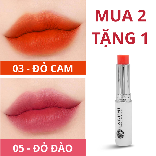 [MUA 2 TẶNG 1] Combo 2 Son không chì an toàn, lành tính cho mẹ bầu