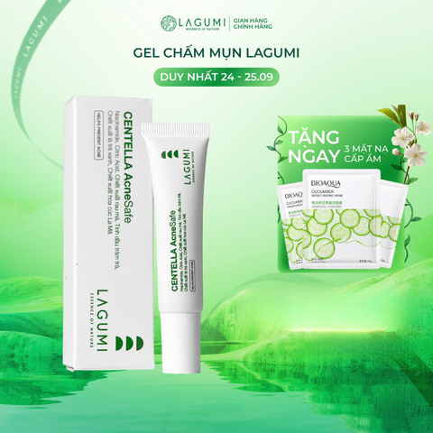 Gel chấm mụn LAGUMI (an toàn & dịu nhẹ cho mẹ bầu và da nhạy cảm 15g)
