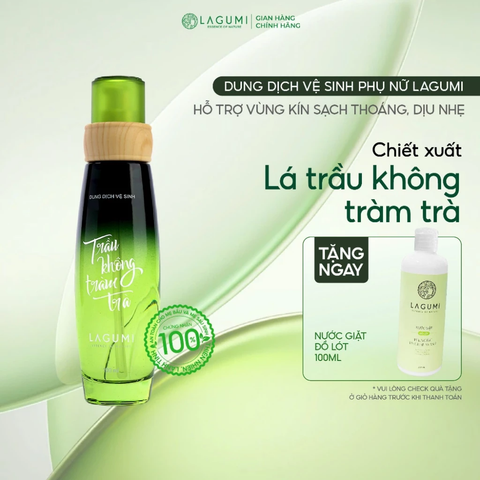Dung Dịch Vệ Sinh Trầu Không, Tràm Trà Lagumi 100ml
