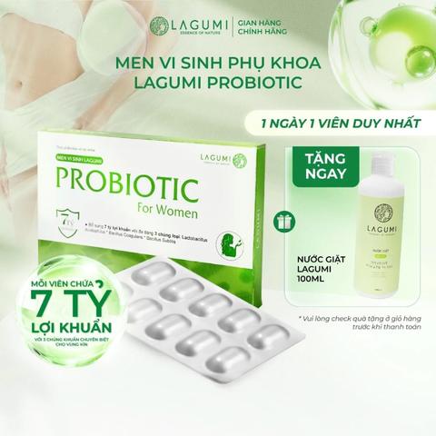 Men Vi Sinh Phụ Khoa Lagumi PROBIOTIC Bổ Sung Lợi Khuẩn