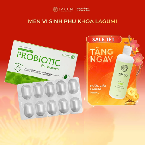 Men Vi Sinh Phụ Khoa Lagumi PROBIOTIC Bổ Sung Lợi Khuẩn