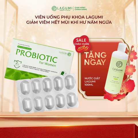 Men Vi Sinh Phụ Khoa Lagumi PROBIOTIC Bổ Sung Lợi Khuẩn