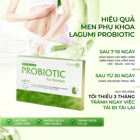 Men Vi Sinh Phụ Khoa Lagumi PROBIOTIC Bổ Sung Lợi Khuẩn