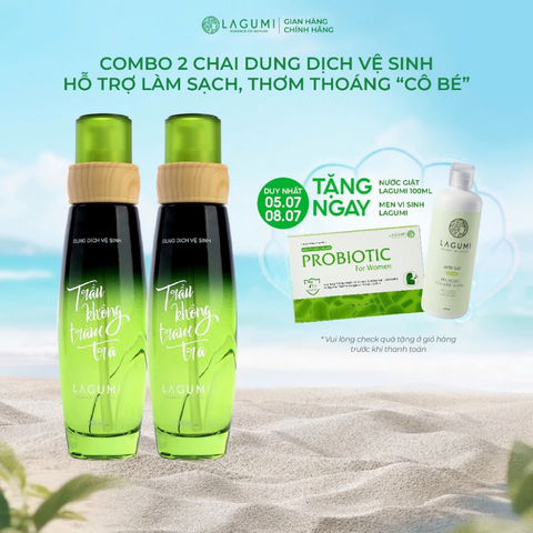 Dung Dịch Vệ Sinh Trầu Không, Tràm Trà Lagumi 100ml