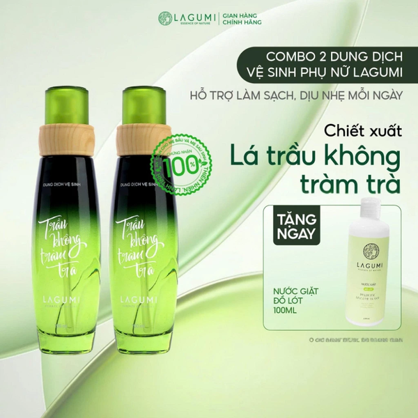 Dung Dịch Vệ Sinh Trầu Không, Tràm Trà Lagumi 100ml