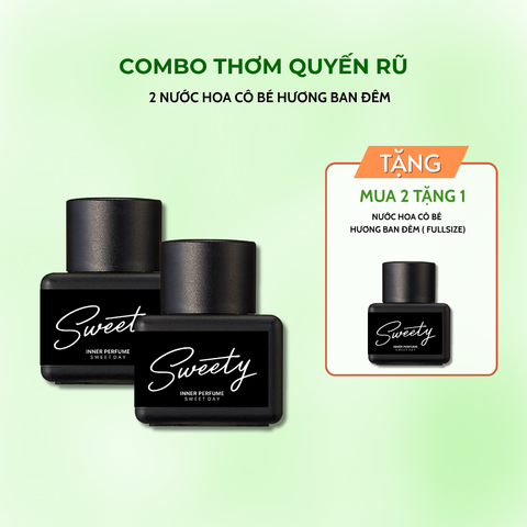 Combo 2 Nước hoa vùng kín Lagumi Sweety (hương ban đêm)