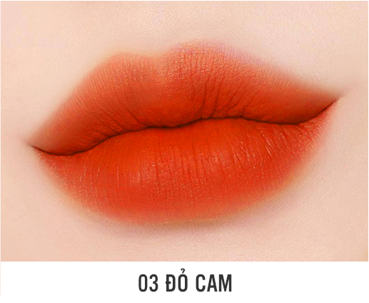[Màu 03 - ĐỎ CAM] Son môi không chì LAGUMI chiết xuất hạnh nhân lành tính an toàn cho mẹ bầu và sau sinh