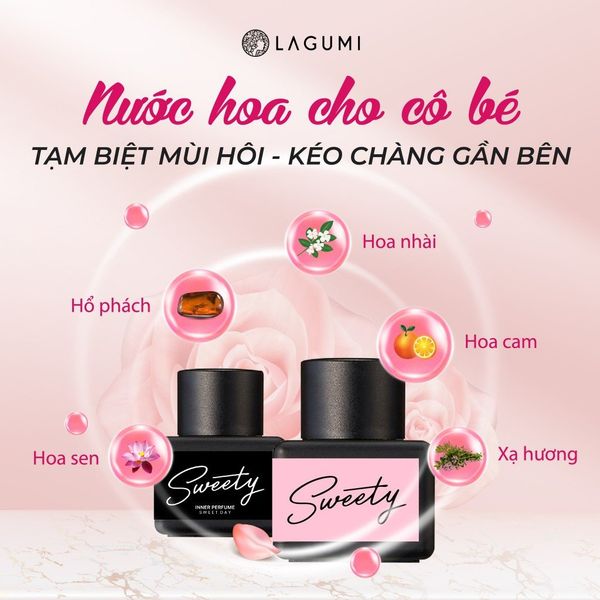 Set sỉ 5 chai Nước hoa vùng kín Lagumi Sweety