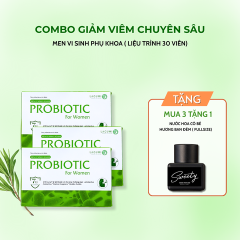 Combo 3 Hộp Men Vi Sinh LAGUMI Bổ sung lợi khuẩn - An Toàn Cho Bầu