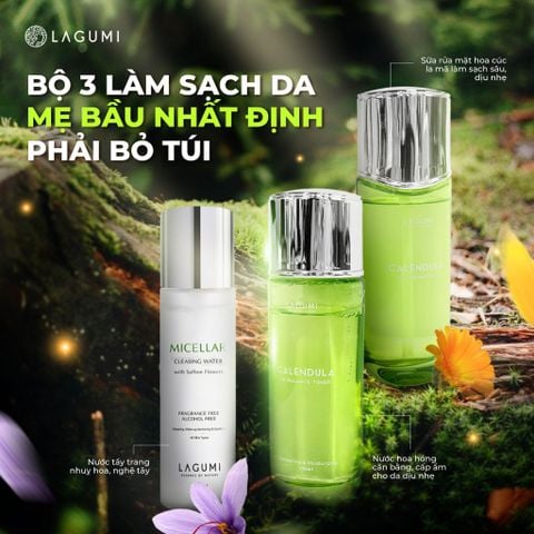 Combo làm sạch loại bỏ bụi bẩn bã nhờ tận sâu bên trong nhờ AHA :