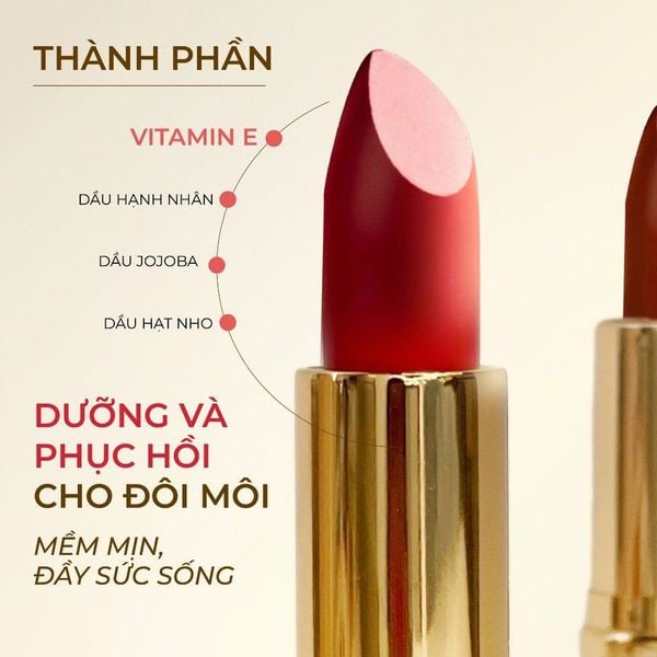 [Màu 08- HỒNG CAM SAN HÔ] Son môi không chì LAGUMI chiết xuất hạnh nhân lành tính an toàn cho mẹ bầu và sau sinh