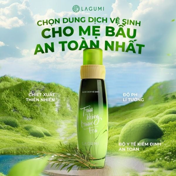 Dung Dịch Vệ Sinh Trầu Không, Tràm Trà Lagumi 100ml