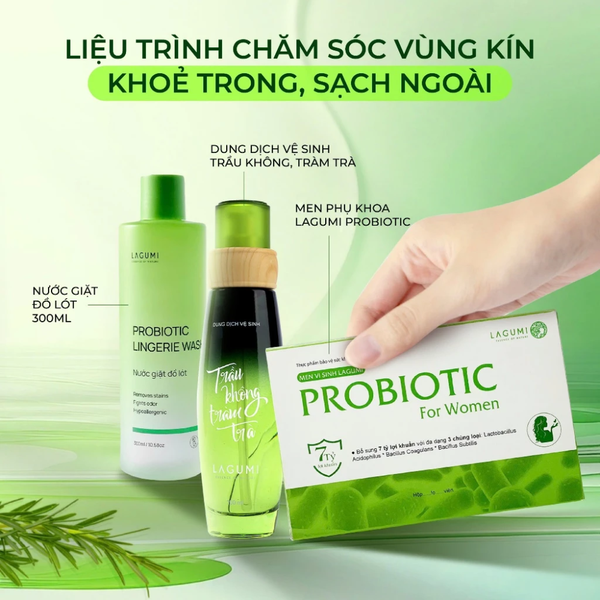 Men Vi Sinh Phụ Khoa Lagumi PROBIOTIC Bổ Sung Lợi Khuẩn