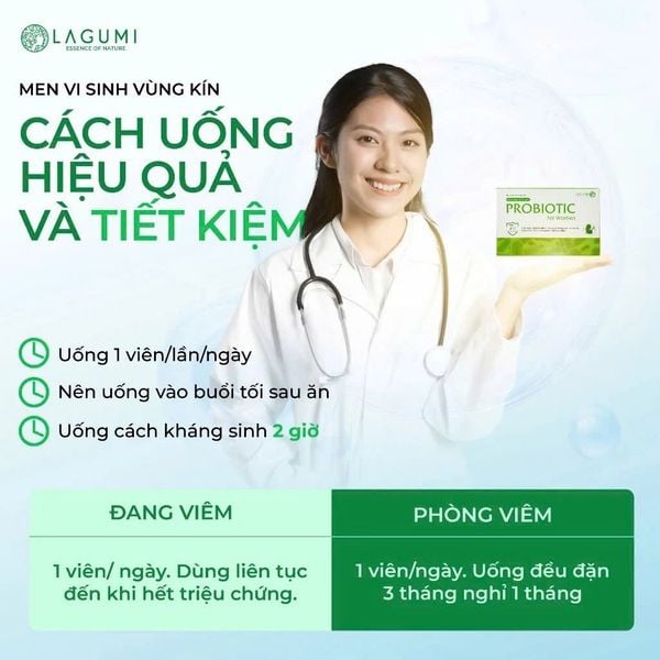 Combo 3 Hộp Men Vi Sinh LAGUMI Bổ sung lợi khuẩn - An Toàn Cho Bầu