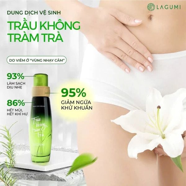 Bộ Dung Dịch Vệ Sinh Nữ Và Men Vi Sinh Phụ Khoa Lagumi Giúp Giảm Vi.êm Nấm Ngứa