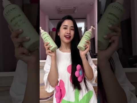 Dầu gội thảo dược không Sillicon chiết xuất Nghệ đen - Tràm trà Lagumi 340g