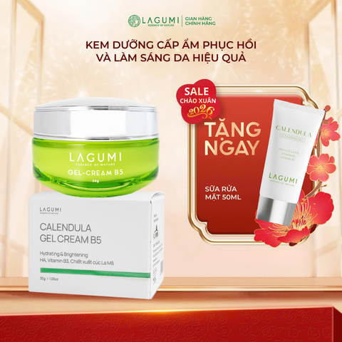 Kem dưỡng phục hồi & dưỡng sáng da Lagumi Calendula B5 cho da dầu, mụn 30g