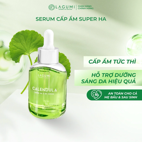 Serum siêu cấp ẩm và phục hồi da Lagumi Calendula Super HA & B5 30ml