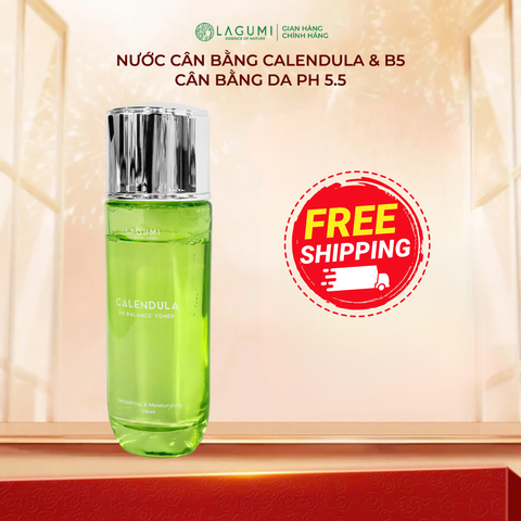 Nước hoa hồng làm dịu và cân bằng pH Lagumi Calendula pH Balance Toner 120ml